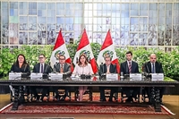 La presidenta Dina Boluarte presentó la PNTD - Crédito: Presidencia Perú